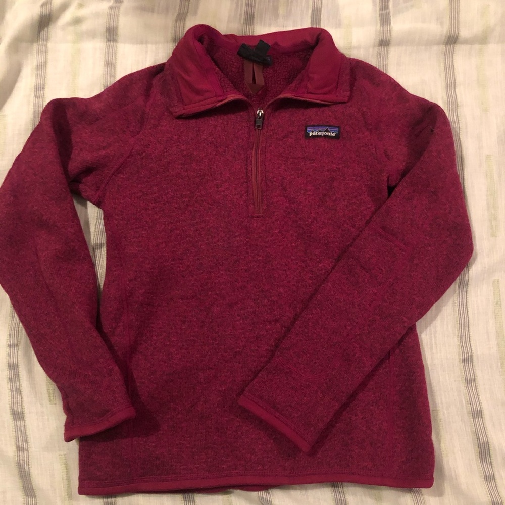Patagonia Worn Wear Better Sweater 1/4 Zip Long Sleeve Women’s SMALL 25617